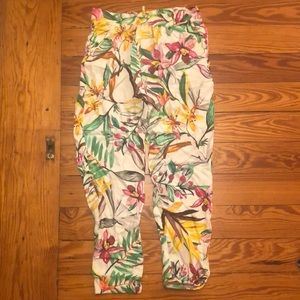 Girls ZARA Floral Pants